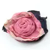 Tejido de Malla Fresco y Elegante con Diseño de Rosa Seca Tridimensional, Ramillete Estilo Chino Vintage, Accesorios para Zapatos y Sombreros, Adornos para Abrigos y Pasadores