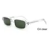 Nuevas Gafas de Sol de Alta Gama de Venta Caliente Transfronteriza, Gafas de Sol de Acetato con Montura Cuadrada de Moda, Gafas Retro Anti-UV