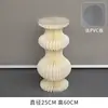Soporte de exhibición de columna romana, columna plegable para bodas, mesa de postres, columna blanca, suministros de decoración para escenas de cumpleaños de papel