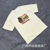 Camisetas de Manga Curta Estampadas Estilo Americano Série ALD para Homens e Mulheres, Corte Solto, Gola Redonda, Camiseta de Verão, Comércio Exterior Transfronteiriço