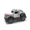 Remolque dealeación de retroceso Vehículo todoterreno Coche Modelo artificial Camión Llavero delantero Juguete para niños Adornos para coche