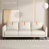 Sofá estilo nórdico, adequado para apartamentos pequenos, feito com tecido tecnológico, ideal para salas de estar, lojas de roupas, imóveis para aluguel e apartamentos modernos; um sofá minimalista e luxuoso de três lugares