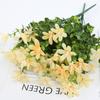 Simulación orquídea de pasto de primavera hojas de eucalipto magnolia narcisos decoración exterior para el hogar joyería artificial floral al por mayor