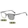 Óculos Fotocromáticos para Miopia 0-600 Graus Receita Pronta Miopia Anti-Luz Azul HD Lentes para Miopia