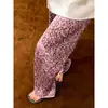 Pantalones de Pijama de Pierna Ancha para Mujer Estilo Coreano, Verano Cintura Alta Holgados Estampado de Leopardo Ropa de Casa Casual Largos, Adecuados para Usar Afuera, Tallas Grandes