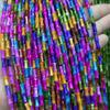 Concha de agua dulce natural 4 * 8 mm cuentas sueltas de bambú semiacabadas DIY horquilla pulsera collar pendientes accesorios de joyería