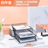 Suporte de Mesa para Arquivos Suporte de Metal para Arquivos Prateleira de Armazenamento para Escritório Prateleira de Ferro Multicamadas para Pastas Caixa de Armazenamento Estante de Livros Arquivo