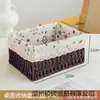 Cesta Organizadora de Escritorio Mimbre Caja de Almacenamiento para Llaves Control Remoto Cesta de Cuerda de Papel Cesta Tejida Snack