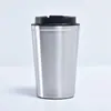 Copo térmico de aço inoxidável 304 para exportação, mini copo de café com revestimento a vácuo, copo de viagem simples e portátil de paredes retas, atacado
