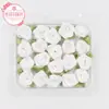 Fita de Flor Rosa Pequena de 1,5cm Folha Verde Flor Decorativa para Cabeça Acessórios de Headwear para Pernas Acessórios de Roupas DIY