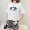 Ropa de Tallas Grandes para Mujeres de Mediana Edad y Mayores, Nueva Camiseta de Manga Corta para Mujeres de Tallas Grandes, Adelgazante para 120 kg, que Oculta el Vientre, Top para Rejuvenecer la Apariencia