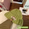Chapéu de Lã Trançado Grosso Tendência 2025 para Mulheres para Outono e Inverno, Versátil, Circunferência da Cabeça Grande, Solto, Quente, Gorro que Afina o Rosto