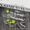 St Transparente de Acrílico de Trébol de Cuatro Hojas Nuevo Producto Transfronterizo. Decoración del Día de San Patricio Bendición Irlandesa Adornos Decorativos