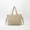 Bolsa de Ombro Feminina Nova Tendência Transfronteiriça, Bolsa Jaqueta de Algodão, Grande Capacidade, Bolsa de Mão Fashion, Bolsa Tote Transversal, Leve
