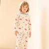 Conjunto de Roupa Térmica Infantil, Algodão Puro, Roupas e Calças de Outono para Bebês, Meninos e Meninas, Outono e Inverno, Tecido Lycra, Manga Longa para Crianças Pequenas e Crianças