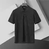 Transfronterizo [Versión Correcta] 26 Camisa Polo de Verano para Hombre de Negocios Estilo Nuevo con Cuello Campana y Mangas Cortas, Estilo Europeo y Americano, Alternativa de Comercio Exterior