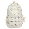 Mochila Linda de Perro de Dibujos Animados con Múltiples Bolsillos para Chicas de Secundaria, Mochila de Campus de Gran Capacidad Ins de Alto Valor