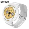 Relógio Digital Sanda Modelo Mais Vendido, Preço Especial Atacado Relógio Estudante, Multifuncional, Moderno e À Prova D'água Relógio Digital