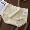 Ropa interior de algodón de fibra larga Clase A para mujer, algodón puro para mujer, sin costuras, de talle medio, calzones de algodón puro 5A antibacterianos para niña, talla grande