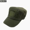 Gorra Plana de Aficionado del Ejército del Frente Unido Algodón Visera Corta Sombrero Zhan para Hombres y Mujeres Casual para Exteriores Sombrero de Sol