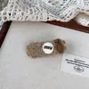 Osito de Mantequilla Lindo Pasador para el Cabello de Mujer Dibujos Animados de Felpa para Flequillo Lateral Pasador Ins Nicho Todo-partido Tocado Accesorios para el Cabello