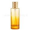 Botella de Vidrio Redonda Recta de Fondo Grueso Forro Gradiente Amarillo 30G15Ml20Ml30Ml40Ml80G Set Stock Disponible Fabricante