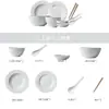 Juego de Plato y Tazón de Cerámica, Plato de Cena, Vajilla, Plato, Tazón de Arroz, Tazón para Pescado, Relieve Estilo Francés, Regalo de Inauguración, Fresa