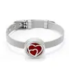 Pulsera de Aromaterapia Pulsera Hebilla para Aceite Esencial Hebilla de Acero de Titanio Reloj Ajustable con Pulsera Árbol de la Vida Fábrica Outlet