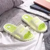 Zapatillas de Verano para el Hogar Estilo Coreano para Mujer Sandalias de PVC Antideslizantes Casuales Zapatillas para Pareja Suela Suave para Masaje Zapatillas de Baño para Mujer