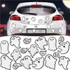 Bestseller transfronterizo calabaza de Halloween bruja coche pegatina magnética reflectante decoración murciélago de Halloween puerta de garaje refrigerador pegatina