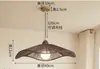 Lámpara colgante de cuerda de cáñamo retro japonesa estilo wabi-sabi para casa de huéspedes, restaurante, sala de estar, dormitorio, sala de té, lámpara de sombrero de paja tejida a mano inspirada en Zen