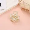 Pin de Celebridad de Internet con Borde de Perlas y Pedrería Pequeña, Pin de Tiburón Elegante y de Moda para la Parte Posterior de la Cabeza, Pasador Tocado, Pinza para Recoger Cola de Caballo Alta