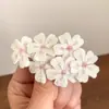 Grampo de Cabelo Florido Estilo Novo para Festas 2026, Presilha de Cabelo Estilo Fofo e Doce, Presilha de Franja de Alta Qualidade, Acessório de Cabelo Versátil