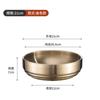 Tazón de fideos fríos estilo coreano acero inoxidable engrosado doble capa tazón para arroz mixto para barbacoa tazón para ramen estilo japonés venta al por mayor comercial tazón grande para sopa