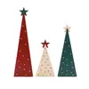 Decoración navideña y artículos de decoración para el hogar más vendidos a nivel transfronterizo: chimenea de mesa independiente y adornos de árbol de Navidad de madera
