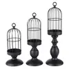 Regalo de San Valentín Transfronterizo, Adornos de Candelabro de Metal Pintado, Accesorios Retro para Cena a la Luz de Velas, Decoración de Portavelas Estilo Europeo