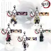 Cazador de demonios: Accesorios de Llavero Acrílico de Kimetsu No Yaiba con Tokito Muichiro, Tomioka Giyuu y Kochou Shinobu con Ojos Grabados con Láser