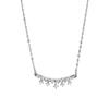 Colar de diamante de prata esterlina S925 com um caractere, alta qualidade, senso universal, temperamento, corrente de clavícula, joias da moda, colar de nicho feminino