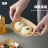 Cajas Desechables de Papel Kraft con Forma de Barco para Comercio Exterior Transfronterizo, Cajas de Empaque Abiertas para Pollo Frito, Bandejas para Snacks y Papas Fritas