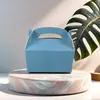 Caixa de Embalagem para Bolo Mousse West Point Floco de Neve Crisp Embalagem Caixa Papel Kraft Frango Frito Embalagem para Sobremesa Portátil