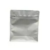 Bolsa de Empaque Auto-Soportante de Sellado Ocho Lados de Un Color Blanco Plástico Empaque Sellado a Prueba de Humedad Bolsa de Empaque Gruesa para Alimentos