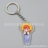 Chaveiro de Desenho Animado Personalizado Dupla Face Acrílico Transparente Chaveiro de Personagem de Anime Estrela Decoração