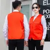 Chaleco de trabajo protección laboral actividad publicitaria obra de construcción empresa de decoración de construcción herramientas reflectantes, chaleco de uniforme