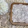 Cristal Mo Rosa Natural Ponta Dupla Esculpido à Mão Acessórios de Acompanhamento DIY Pulseira Versátil Pulseira Pingente Joia