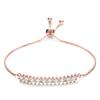 Atacado de fábrica Europeu e Americano ins simples zircônio incrustado ouro 18K personalidade pulseira de cristal senhoras diamante completo pulseira de zircônia atacado