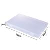 Caja de Plástico Rectangular Transparente PP Caja de Archivo de Papelería Caja de Almacenamiento de Herramientas de Ferretería Accesorios de Juguete Caja de Embalaje con Doble Hebilla
