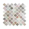 Azulejo de Imitación Estéreo 3D Autoadhesivo Pegatinas de Pared Azulejo de Imitación Mármol Decoración de Pared de Dormitorio Pegatinas de Pared Autoadhesivas Impermeables y a Prueba de Humedad