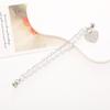 Nova liga de zinco pulseira de diamante completo diy jóias acessórios fantasia frisada cadeia de telefone móvel caso beleza material lote