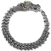 Pulseira Original Feita à Mão Vintage com Cabeça de Dragão para Homens, Joia Colecionável Ousada e Moderna, Presente de Aniversário