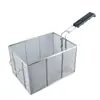 Cesta Freidora Profunda Freidora Eléctrica 81 Acero Inoxidable Cesta Freidora Colador Control de Aceite Accesorios Comerciales para Freír Cesta Freidora Herramientas para Pollo Frito Cesta Freidora